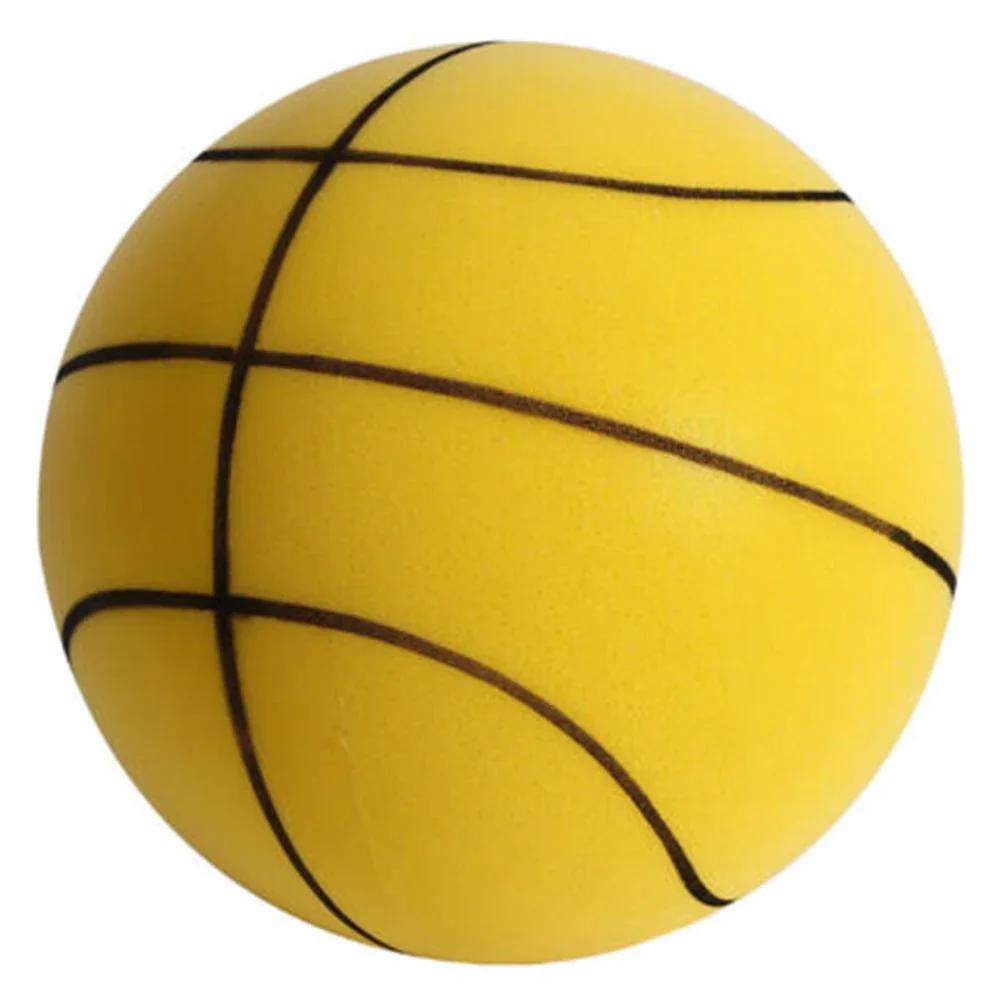 Espuma silenciosa de basquete para crianças, bola de esportes indoor, brinquedos mudos ao ar livre, salto silencioso, bebê, 21 cm, 18cm, 1pc - Image 1