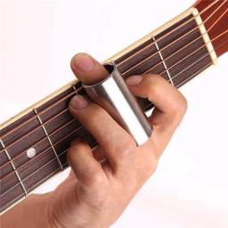 Aço inoxidável Metal Guitar Slide, Finger Knuck, Cordas Slides Tone, instrumentos Acessórios - Image 3