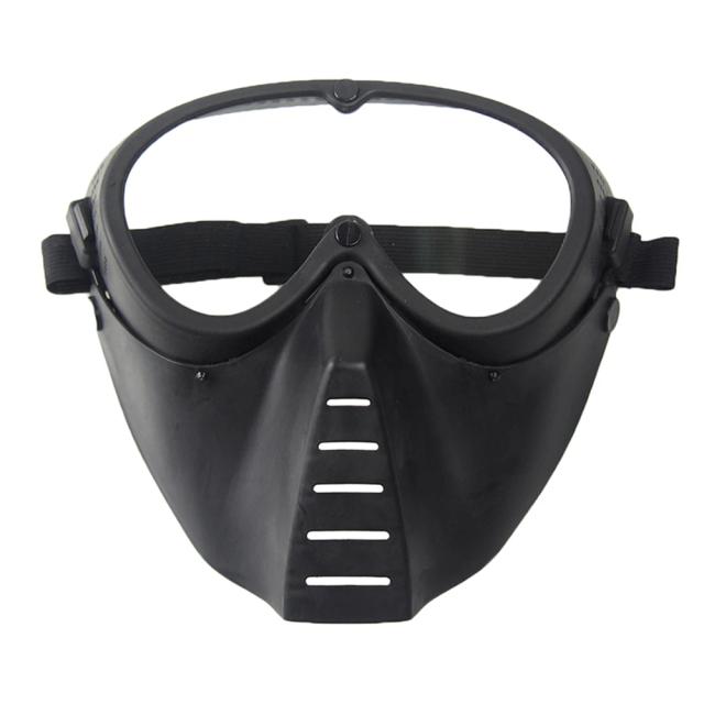 Máscara Tática Facial Respirável para Airsoft e Paintball, Ideal para Wargame e Cosplay