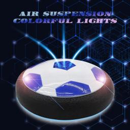 Bola de futebol elétrica Hover com projetor de luz LED Brinquedos suspensos de futebol Almofada de ar deslizante Espuma flutuante Presente infantil - Image 3