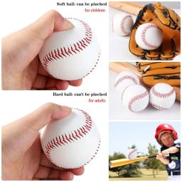 Game Training PVC Baseball Ball para adultos e crianças, bola de borracha dura, espuma sólida, Bouncy Ball, ao ar livre - Image 5