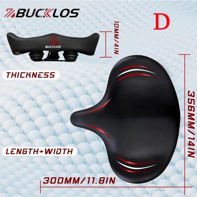 BUCKLOS Selim de Bicicleta Ergonômico Conforto Superior para Mountain Bike e E-bike