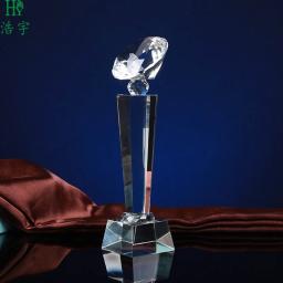 Troféu de cristal personalizado, troféu como prêmio, filme esportivo, cristal personalizado construído, decoração para casa, transporte da gota - Image 3