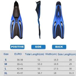 Rubber Snorkeling Swimming Fin, calçados esportivos aquáticos, sapatos de praia profissionais, nadadeira de mergulho antiderrapante, conforto flexível, adultos, presente - Image 6