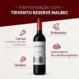 Vinho Argentino Trivento Malbec - 750ML - Image 2
