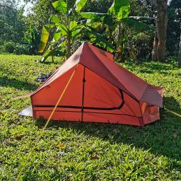 Ultraleve Trekking Pole Tent, Tenda Mochila, Bikepacking Tendas, Leve Sem POLE 2 Pessoa tenda, barraca de acampamento 2 pessoa - Image 1