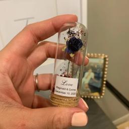 Favores Do Casamento Azul Real Personalizado Para Os Convidados, Cúpula De Vidro Cloche, Favores Do Partido, 10Pcs - Image 4