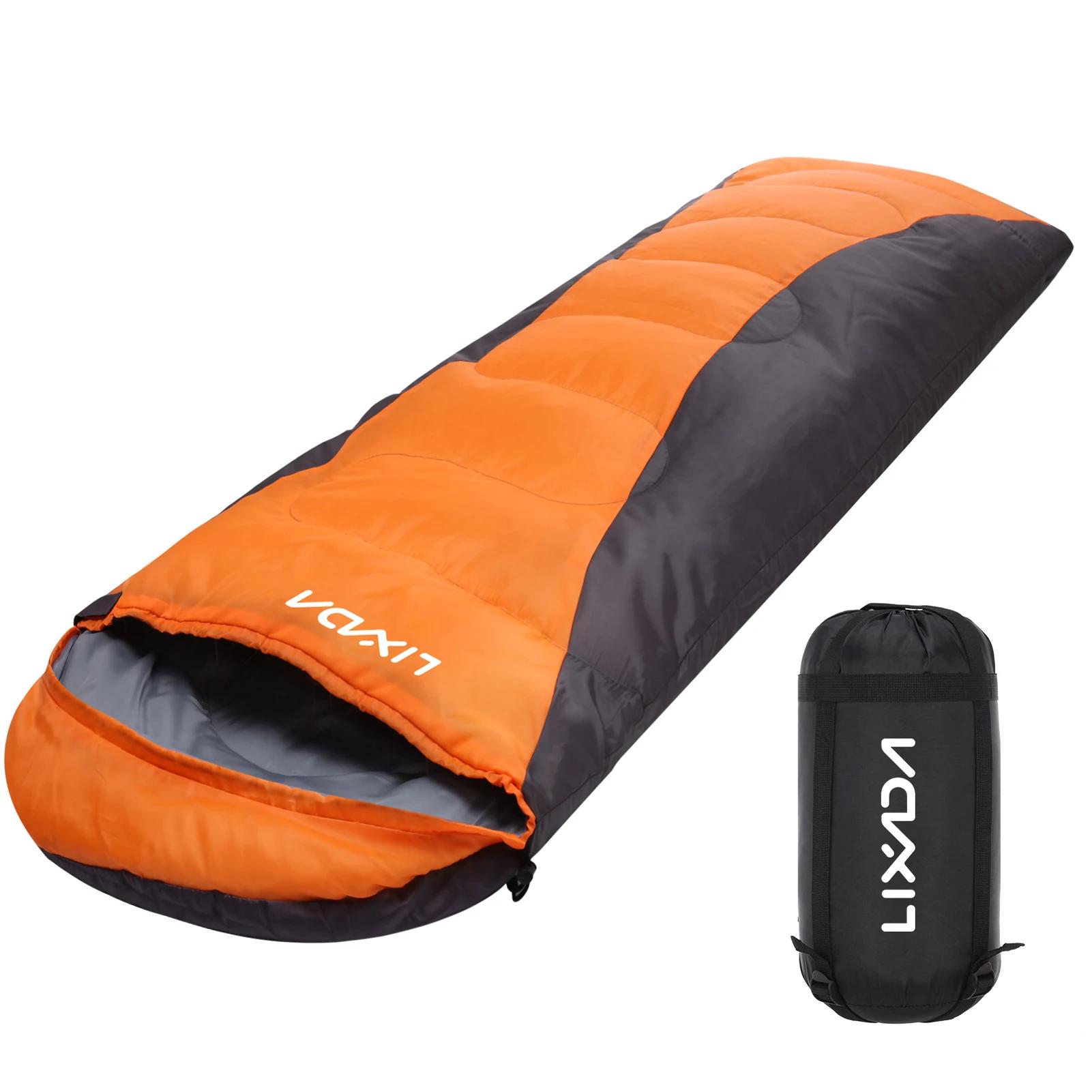 Lixada saco de dormir portátil para adultos 4-season inverno acampamento quente saco de dormir à prova dwaterproof água para acampamento ao ar livre caminhadas viagem - Image 1