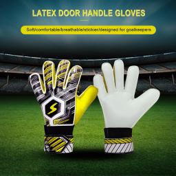 Luvas respiráveis profissionais do goleiro do futebol, Luvas do goleiro do futebol, Acessórios do treinamento dos esportes, dedo completo, proteção da mão - Image 6