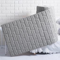 Adesivos de parede impermeáveis autoadesivos, Papel de parede DIY, Decoração do quarto, Padrão de tijolo clássico, 3D Home Decor, Decoração do quarto da espuma, 70cm x 1m - Image 5