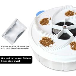 Elétrica USB Flycatcher automático, Armadilhas de insetos, Fly Trap, Rejeitar pragas, Controle Repeller, Catcher Killer, Indoor e Outdoor Fly Trap - Image 4