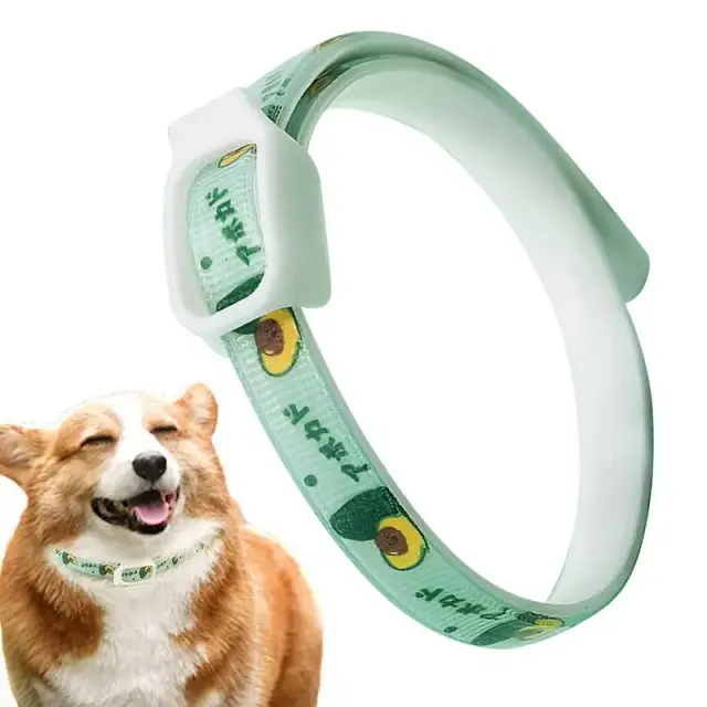 Coleira Portátil e Ajustável para Controle de Pulgas em Cães e Gatos - Ideal para Uso ao Ar Livre