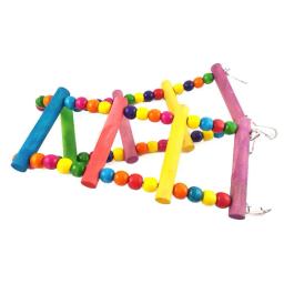 Pendurado Pássaro Mastigando Brinquedos para Papagaio, Rede para Periquitos, Calopsita e Agapornis, Acessórios para Gaiola, Escadas - Image 4