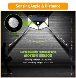 Multifuncional Solar Lamp Outdoor Garden Decoração Solar Led Light Waterproof Sunlight Powered Spotlight com Motion Sensor - Image 3