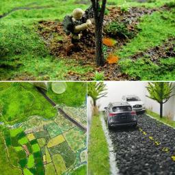 Nylon Terrain Grass Powder, Miniature Scene Model Kit Layout, Mesa de areia, Modelo de construção Grama, Relva estática, 30g, 3mm - Image 6