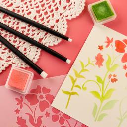 Atacado pincéis mistos esponja para diy carimbo tinta scrapbooking artesanato aplicador de esponja de tinta mini detalhe mistura escovas ferramenta - Image 5