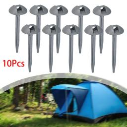 Estacas da barraca Pegs para barracas Camping, pregos Shaped, Tarp abobadado, Jardim Stakes, jardinagem Canopy, quintal, 10x - Image 3