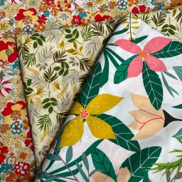 Meadow Song Tecido Floral para Costura de Pano, 100% Algodão, 40S Como, Liberdade, Impressão Digital, Vestidos, Saia, Kids Designer, 140x50cm - Image 2