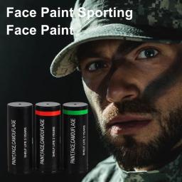 Profissional Face Paint Stick, efeito especial, pintura preta para futebol, beisebol e softball, maquiagem de Halloween, cosplay, 3pcs - Image 3