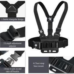 Suporte de montagem no peito para bicicleta e motocicleta, suporte de telefone para bicicleta ao ar livre, suporte de vídeo de primeiro ângulo - Image 2