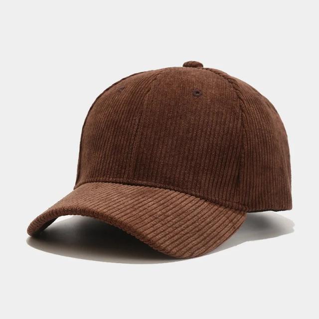 Boné de Veludo Unissex Vintage para Esportes Hip Hop - Ajustável e Ideal para Primavera e Outono