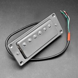 Mini Humbucker guitarra elétrica Pickup Coil, Pickup de divisão para guitarra LP, o pescoço e a ponte são universais, 68x29mm, 6 furos - Image 3