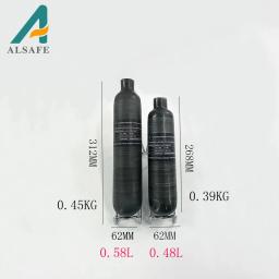 Alsafe Carbon Fiber Cilindro, Tanque HPA, 300Bar, 0.58L, 580cc - Image 1
