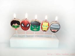 Cartoon Hero Birthday Vela, Bolo De Animação Decorar, Robos, Avatar, Anime, Personagem de desenho animado - Image 5