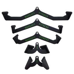 Ginásio Fitness Remo T-Bar V-bar Polia Cabo Máquina Anexos, Punhos De Treinamento, Lat Pull Down Exercícios, Pressione Para Baixo Exercício - Image 2