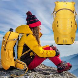 Mochila impermeável leve para homens e mulheres, bolsas de escalada, bolsa de esqui esportiva escolar, bolsa de ciclismo de montanha com chuva - Image 4