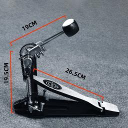 Pedal digital para tambor duplo, pedal com corrente dupla, pedal, acessórios para tambor de jazz, tambor, acessórios eletrônicos - Image 6