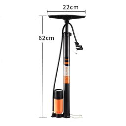 Bomba de ar de alta pressão para bicicleta, 160psi, com medidor de pressão, adaptador de válvula, mtb, bomba de chão, inflador, peças de bicicleta - Image 2