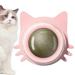 Catnip Wall Stick-on Ball para Animais de Estimação, Hortelã Natural, Promover a Digestão, Grass Pet Toy, Melhorar o Apetite, Spinning Toy - Image 6