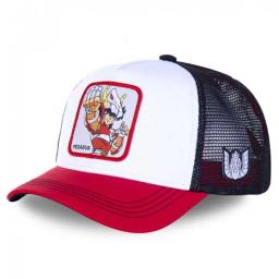 Boné de beisebol de algodão masculino e feminino, Anime Saint Seiya Phoenix, Ikki Cosplay, Esporte de Lazer, Trucker Hip Hop, Mesh Hat, Presentes de Natal - Image 6