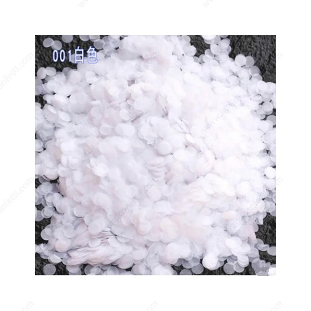 Redonda Confetti Tissue Paper, biodegradável, adequado para o casamento e festa de aniversário Decoração, Balão Jogando Suprimentos, Mix Color, 1cm, 1000pcs por saco - Image 1