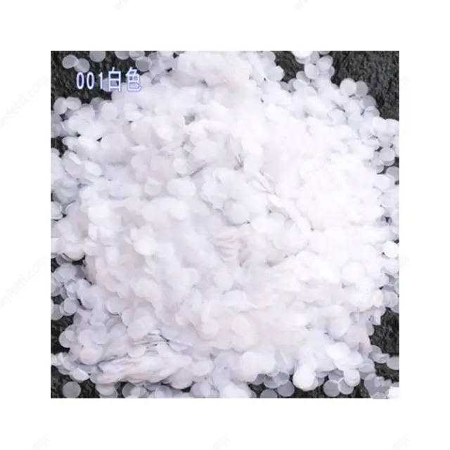 Confete de Papel Tissue Redondo Biodegradável para Decoração de Casamentos e Festas de Aniversário, Mix de Cores, 1 cm, 1000 Unidades por Saco