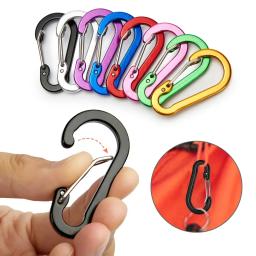 Outdoor Camping Aço Mosquetão Clipes, Montanhismo Fivela, Pequena Ferramenta Multi, Acessórios de Escalada de Pesca, Dropshipping, 6 Pcs, 12Pcs - Image 5