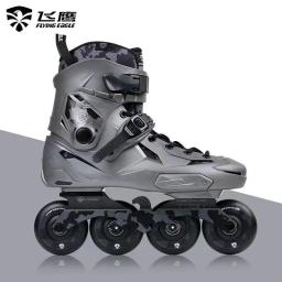 Patins de águia profissionais para iniciantes, tênis masculinos e femininos, patinação em linha, corrida plana, sapatos de deslizamento de velocidade, adulto, X3 - Image 3