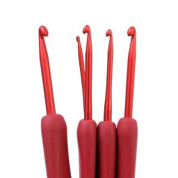 Silicone crochê ganchos tricô agulhas de costura alça para diy tricô camisola cachecol agulha tecelagem acessórios de costura suprimentos - Image 6