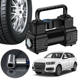 Bomba de ar automática portátil com luz LED Display digital Compressor de pneu de carro Bomba de vácuo para todos os veículos 12V - Image 2