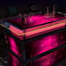 Personalizado moderno LED mesa conjunto para boate, discoteca café bar, mesas de bar para discoteca, KTV - Image 1