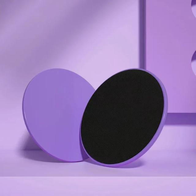 Conjunto de 2 Discos Deslizantes para Ioga e Fitness - Almofadas para Treinamento Abdominal e Modelagem Corporal