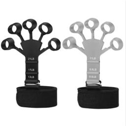 Portátil Silicone Hand Grip Enhancer, Thumb Exerciser, Finger Trainer, Escalada, Força Maca, Equipamentos de Fitness - Image 1