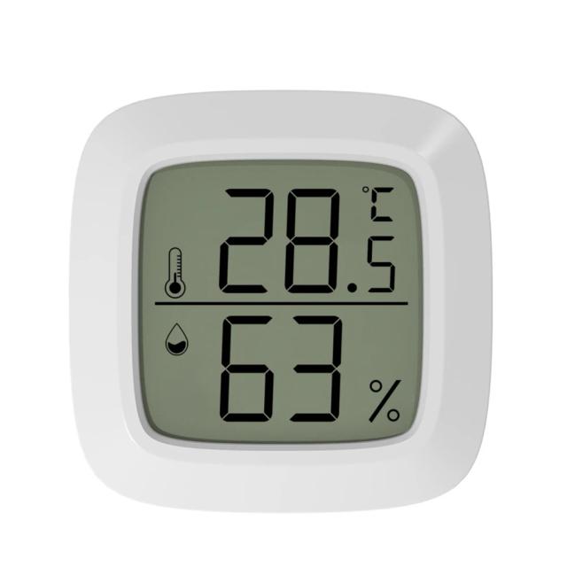 Medidor Mini de Temperatura e Umidade para Répteis com Display Digital de Alta Precisão - Termômetro e Higrômetro para Caixa de Criação de Animais de Estimação com Pilhas