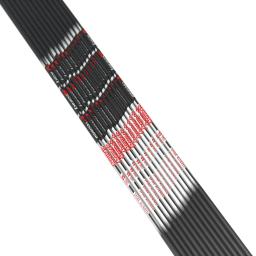 12 pçs tiro com arco de carbono puro eixos seta spine350 400 500 600 700 800 900 id4.2mm para diy arco recurvo caça tiro - Image 1