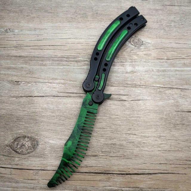 Treinador Dobrável Butterfly CS:GO - Ferramenta de Exercício com Lâmina Sem Borda para Dropshipping