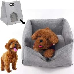 Portátil sentiu ninho de estimação, casas dobráveis, criativo respirável, ao ar livre, cão pequeno e gato, Pet Shop - Image 2