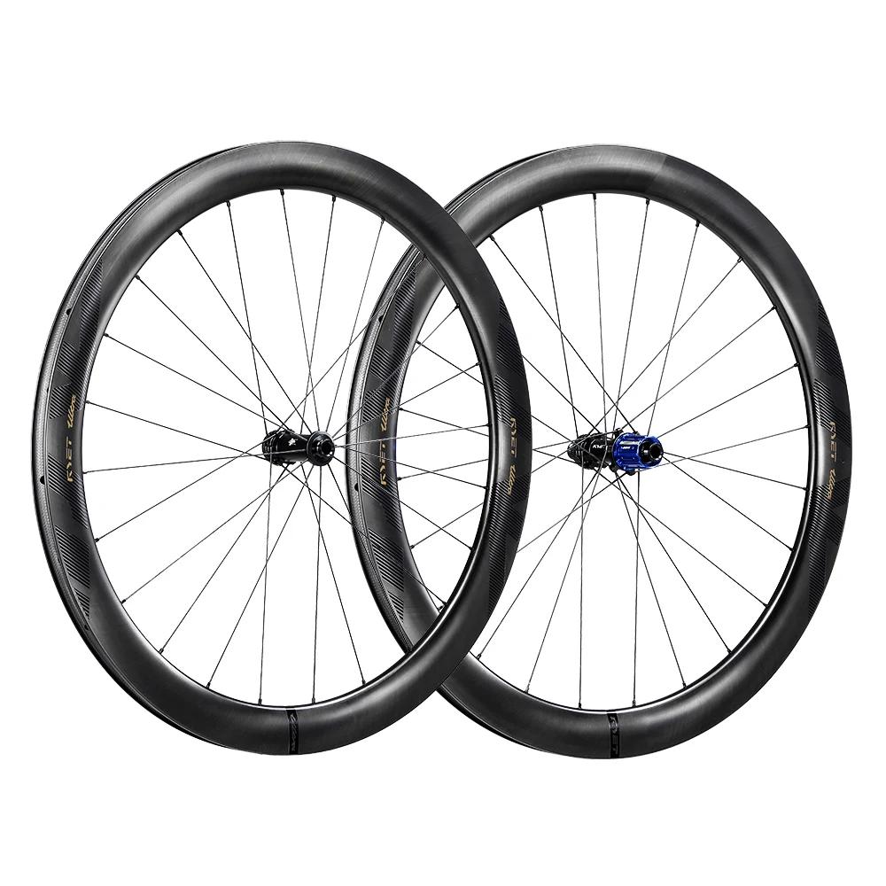 Ryet estrada carbono bicicleta rodado 1180g ultraleve cerâmica tubeless clincher freio a disco catraca 36t hub roda da bicicleta ciclismo jantes - Image 1