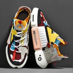 Sapatos de corrida respiráveis ao ar livre para homens, calçados esportivos esportivos, tênis de corrida macios confortáveis, alta qualidade, novo designer - Image 1