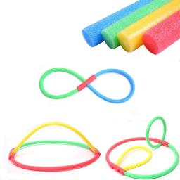 Macarrão De Piscina De Espuma Sólida Colorida Flexível, auxílio De Flutuador De água De Natação, Woggle Noodles - Image 1